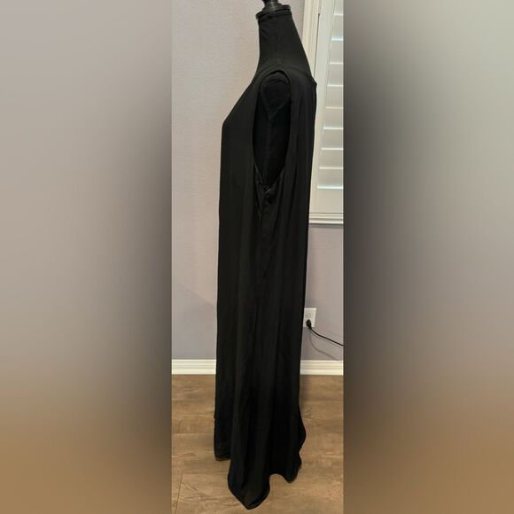 Black XXL JM Collection Maxi Dress With Removable Necklace New with Tags - Picture 6 of 9